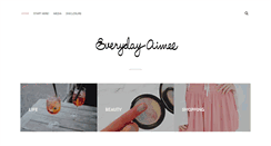 Desktop Screenshot of everydayaimee.com